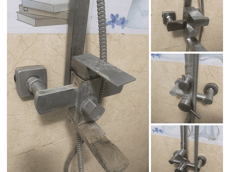 Vòi hoa sen chịu ảnh hưởng của nước cứng